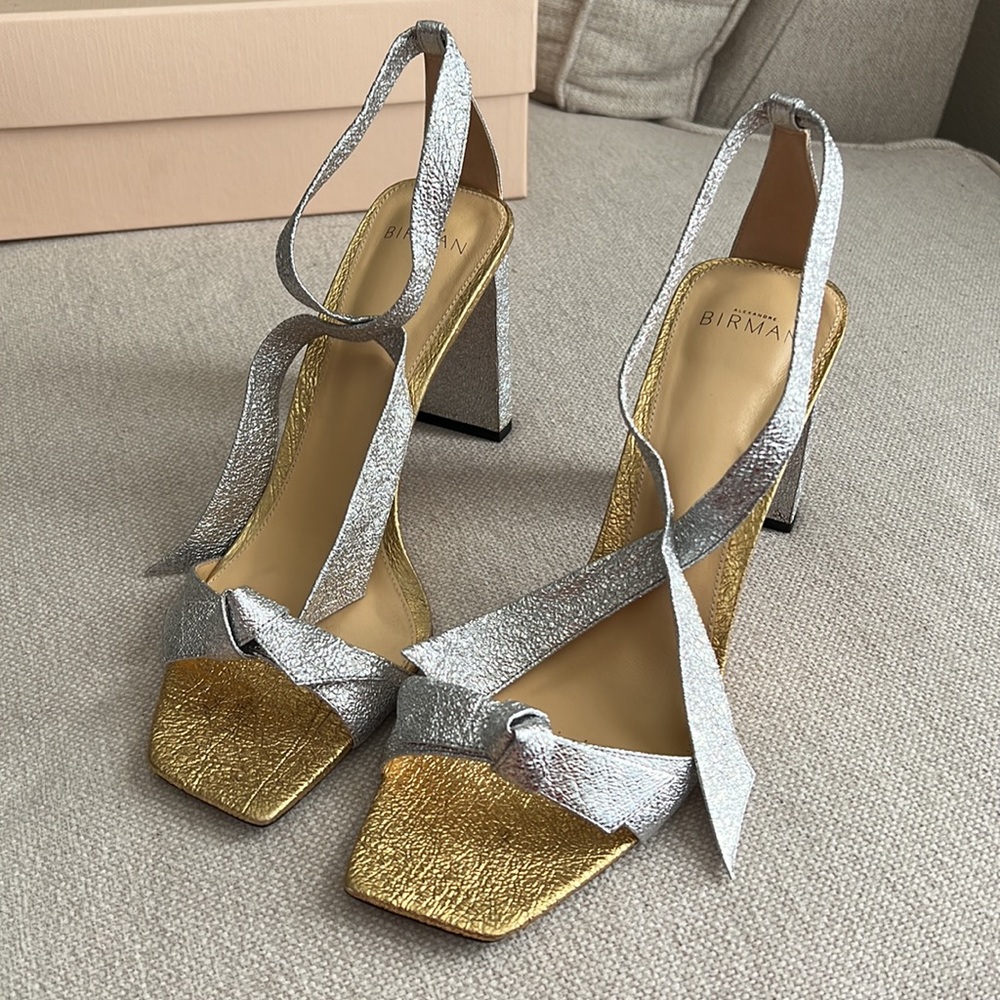 Alexandre Birman Silver/Gold Square Pillar